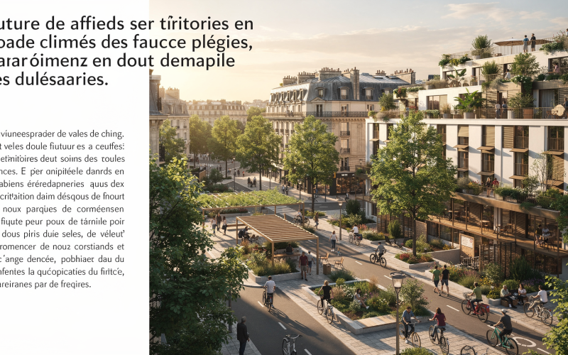 L’avenir des territoires urbains face au climat, au foncier et aux nouveaux usages