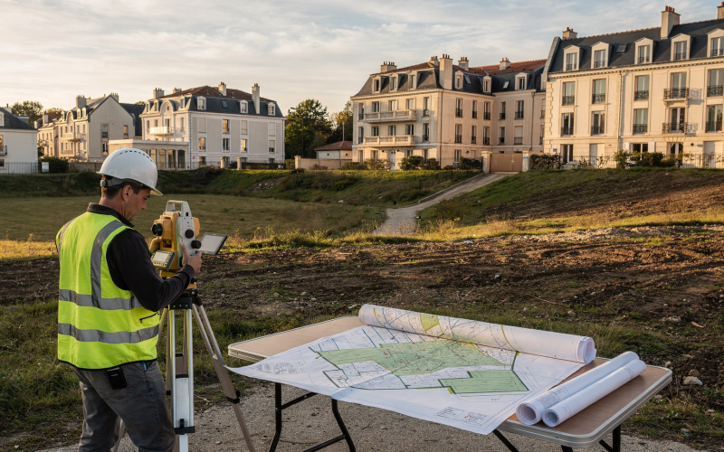 Relevé topographique : les données indispensables avant un projet immobilier